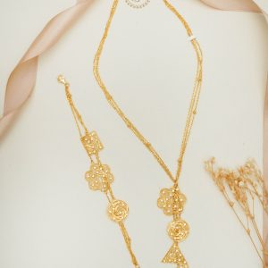 Flower Link Necklace